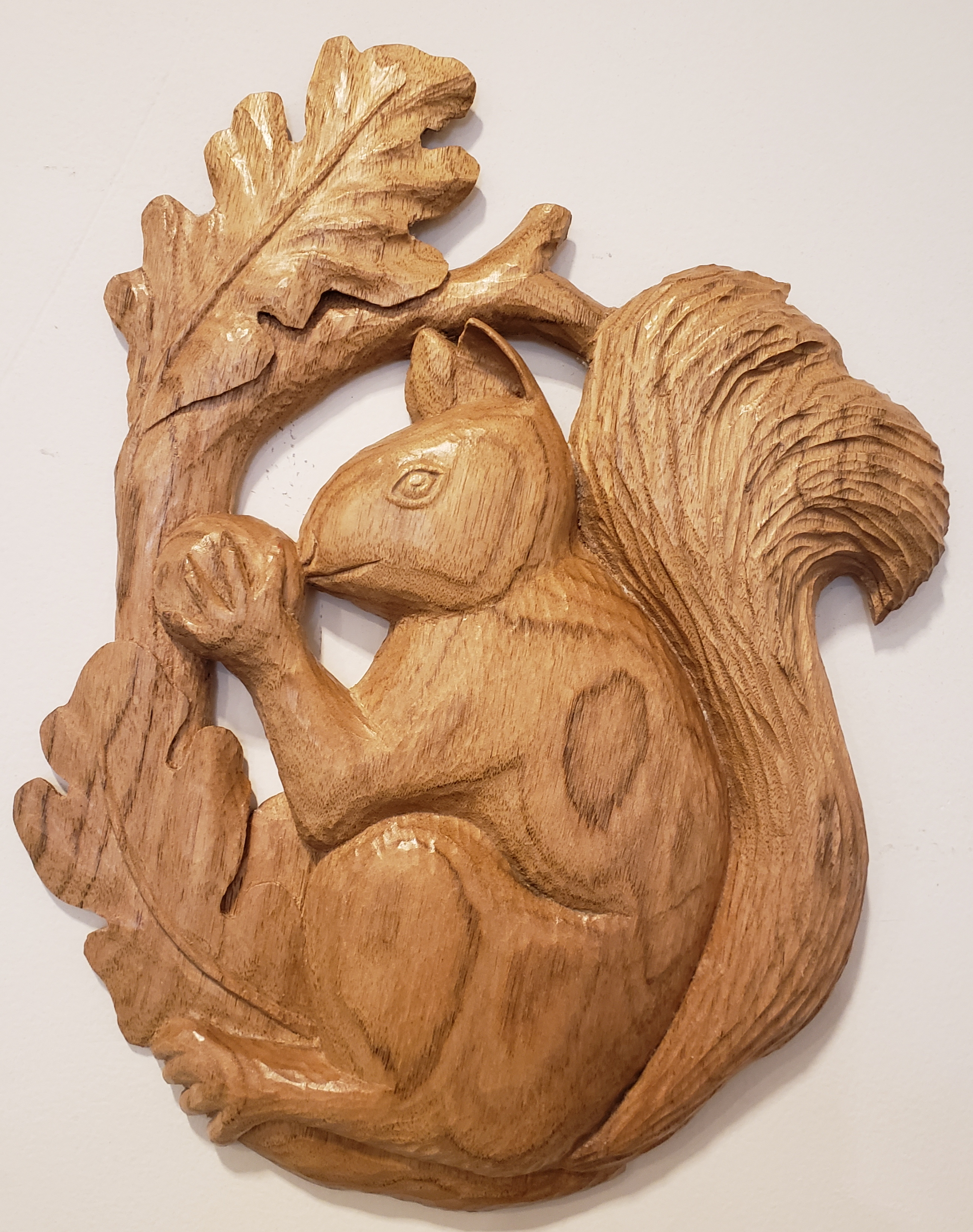 Squirrel Carving